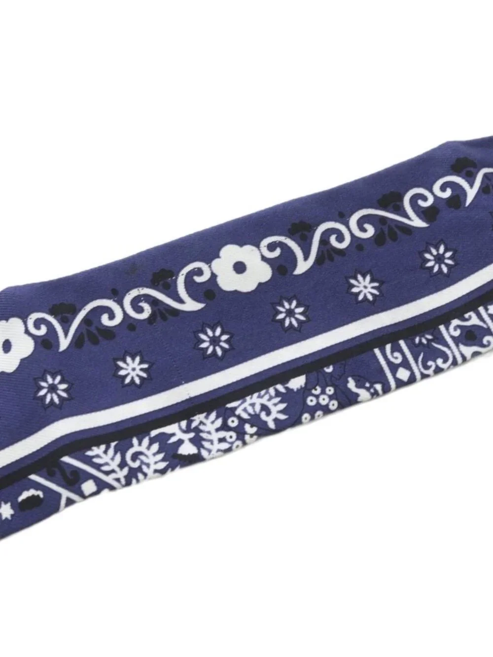 ★SOLD★ Hermes Twill Scarf Peuple du Vent People of the Wind Silk Navy - Picture 9 of 9